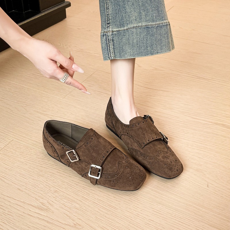 Retro Women's Shoes Exquisite  - Monk Strap Shoe ulasan dan harga