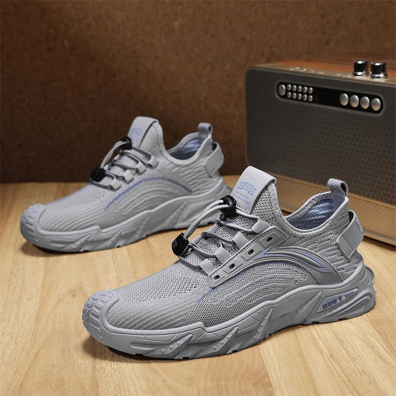 PU Leather Thick Heeled Green  - Men Shoes Trainers ulasan dan harga