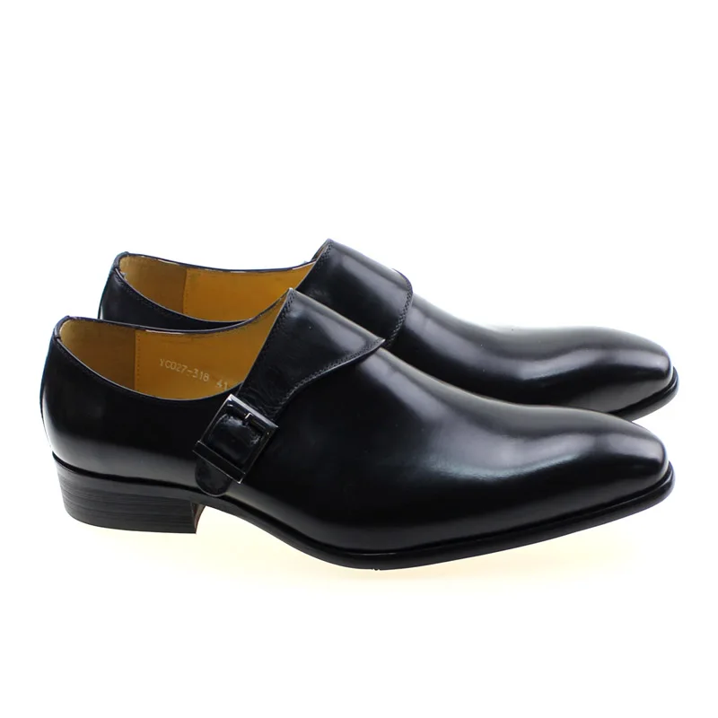 Men's Genuine Leather Monk Str - Monk Strap Shoe ulasan dan harga