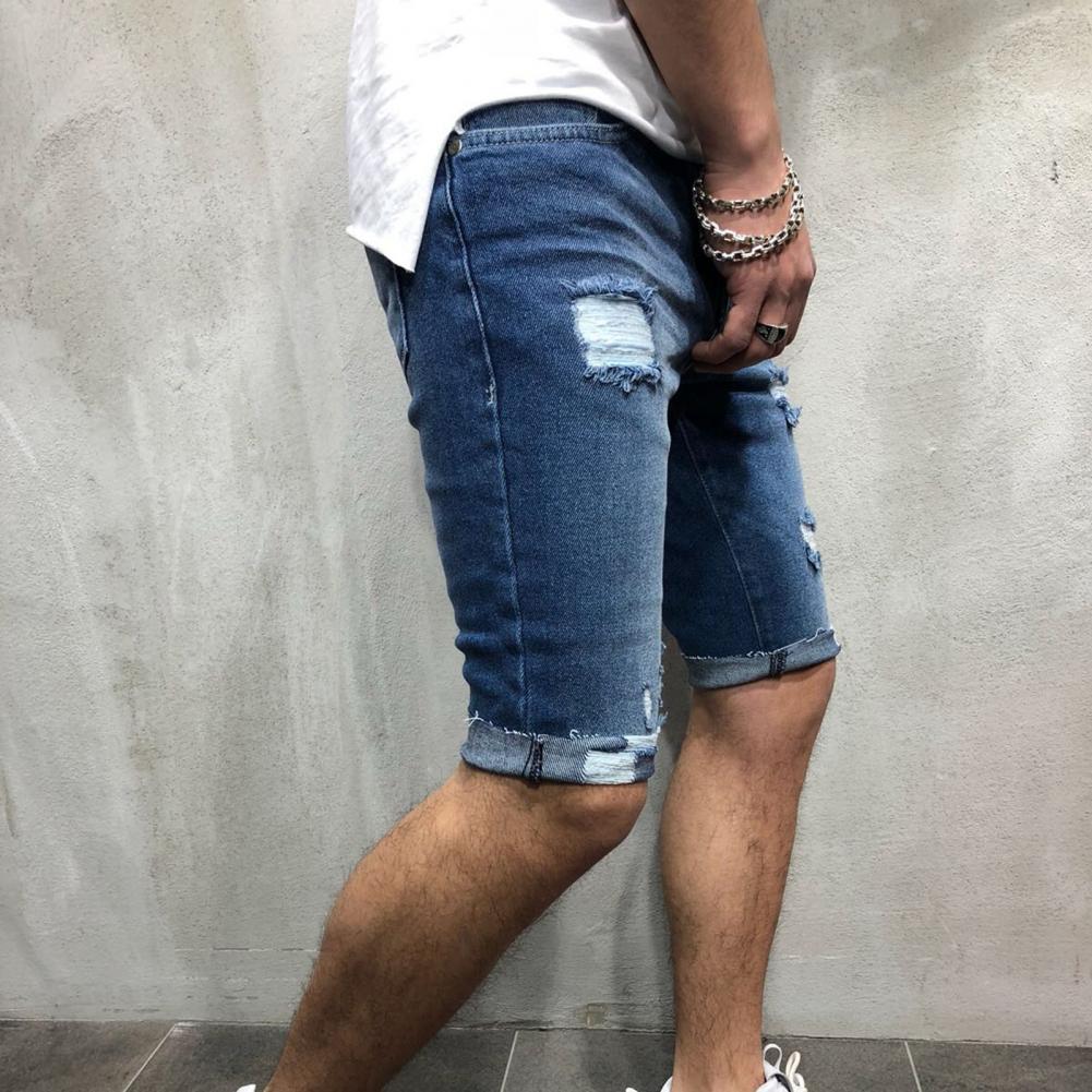 Men Short Jeans Denim Tight Sh - Men'S Shoes For Jeans ulasan dan harga