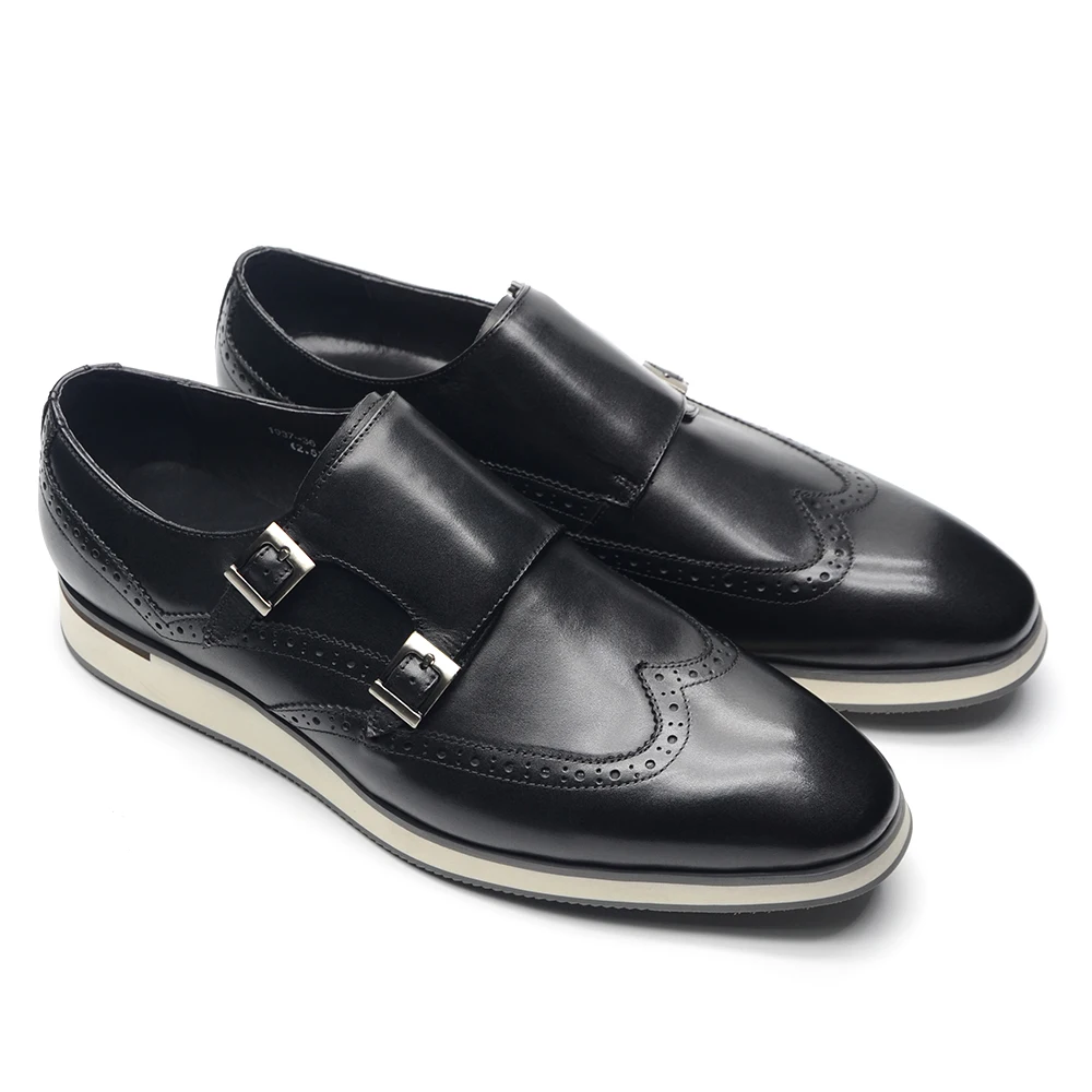 European Luxury Mens Sneakers  - Monk Strap Shoe ulasan dan harga