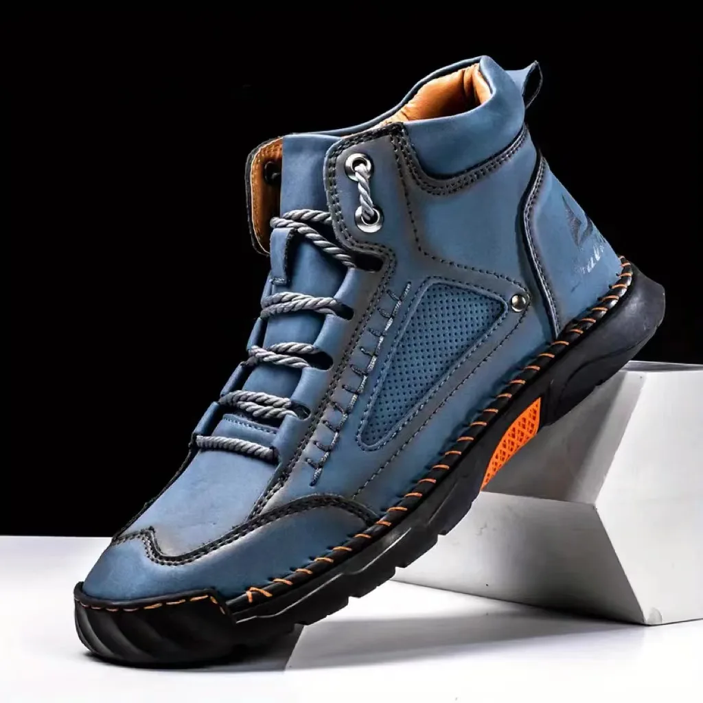 Men's Hand-stitched Boots Plus - Men'S Shoes Popular ulasan dan harga