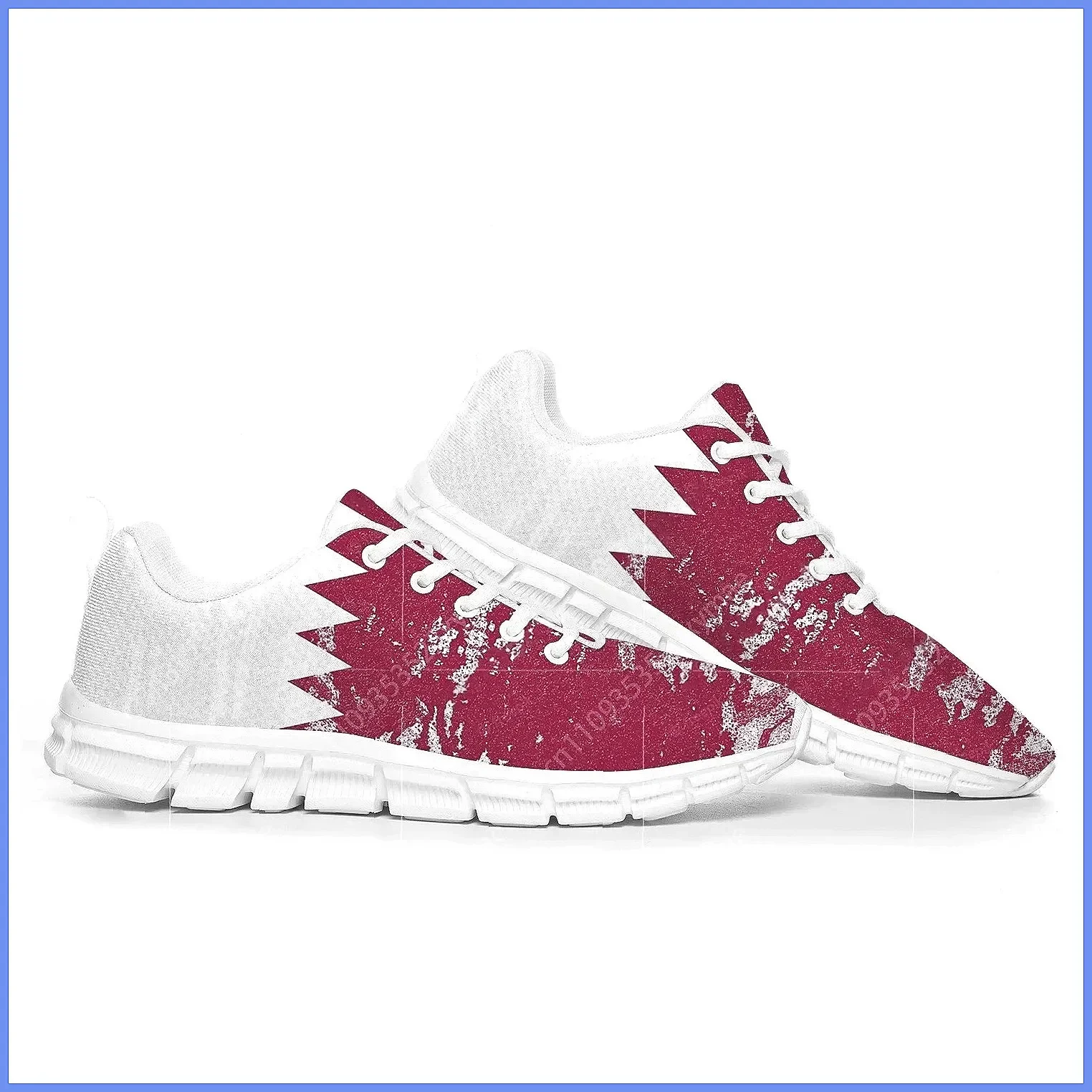 Qatar Flag Sports Shoes, Custo - Men Shoes Qatar ulasan dan harga
