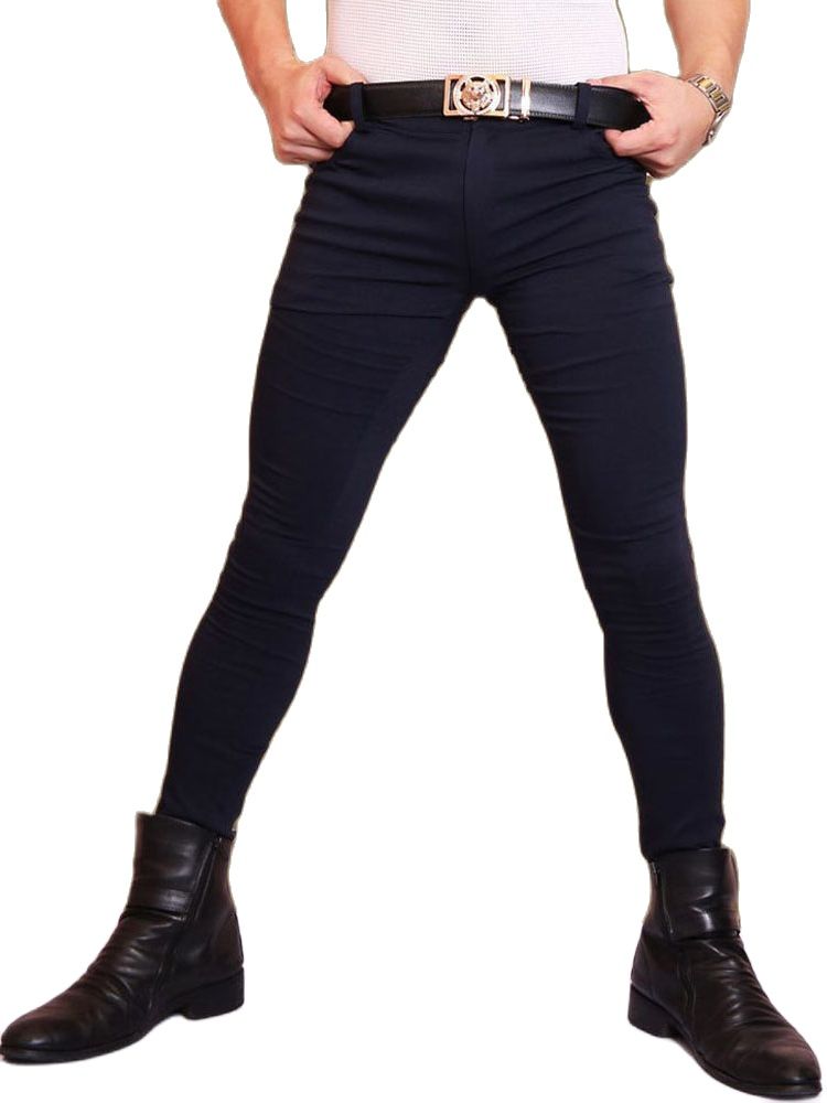 M-3XL Mens Elastic Denim Jeans - Men'S Shoes For Jeans ulasan dan harga