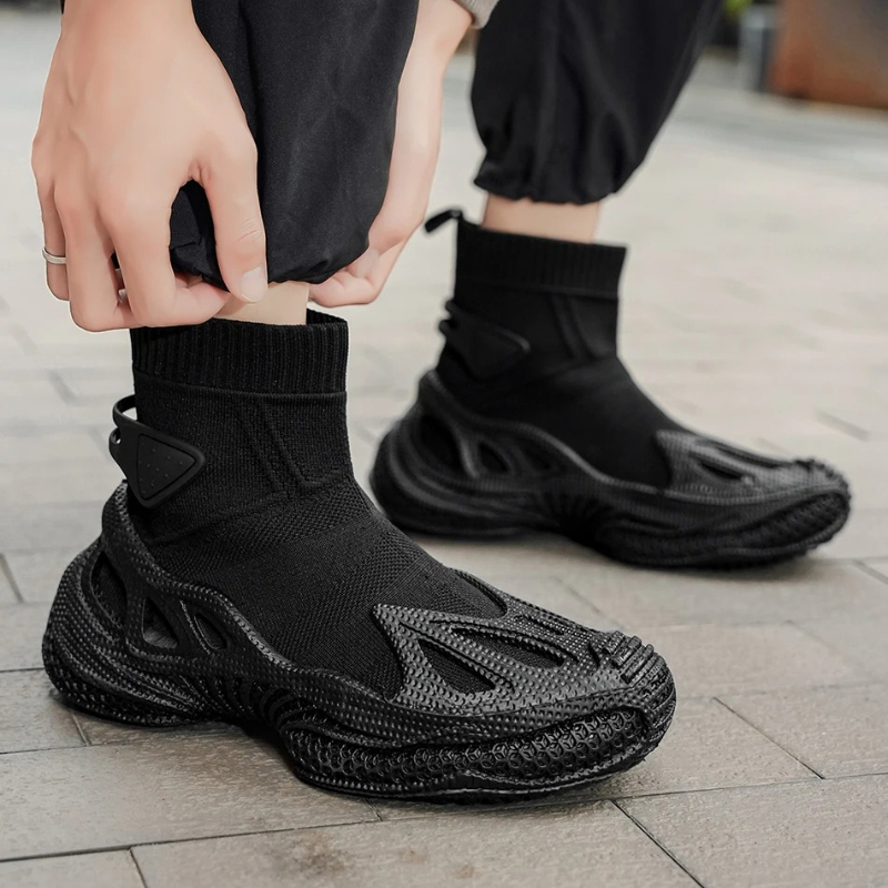 Man Outdoor Trendy Mecha Shoes - Men Shoes Classic ulasan dan harga