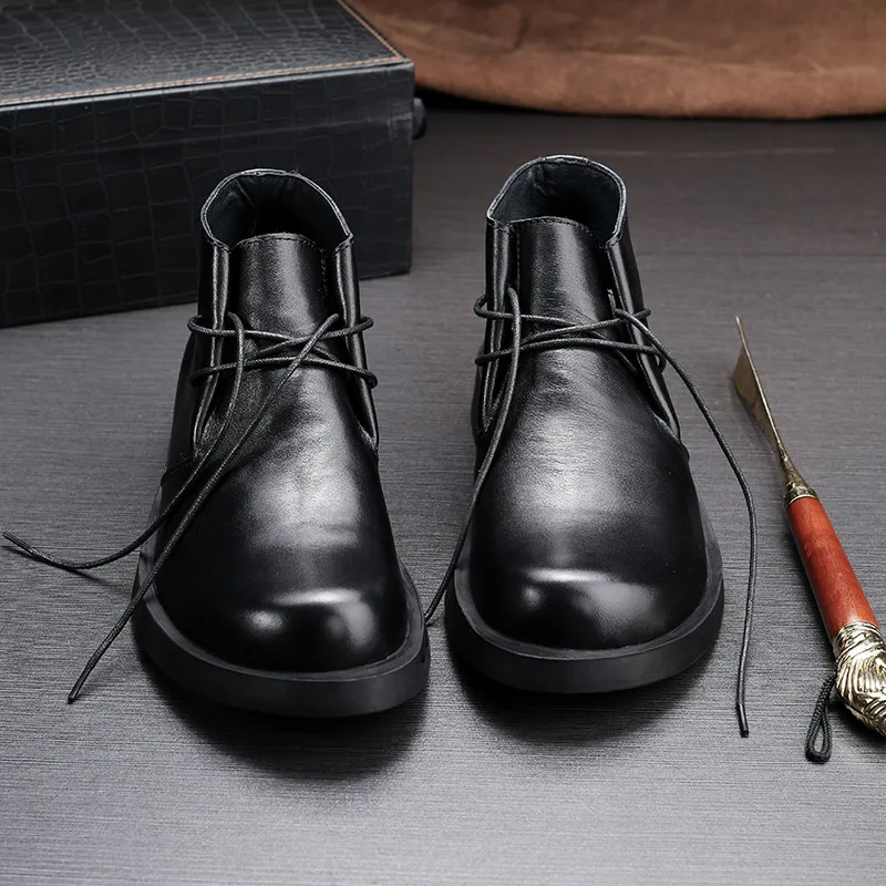 Vintage Genuine Leather Men's  - Men Shoes Oxford ulasan dan harga