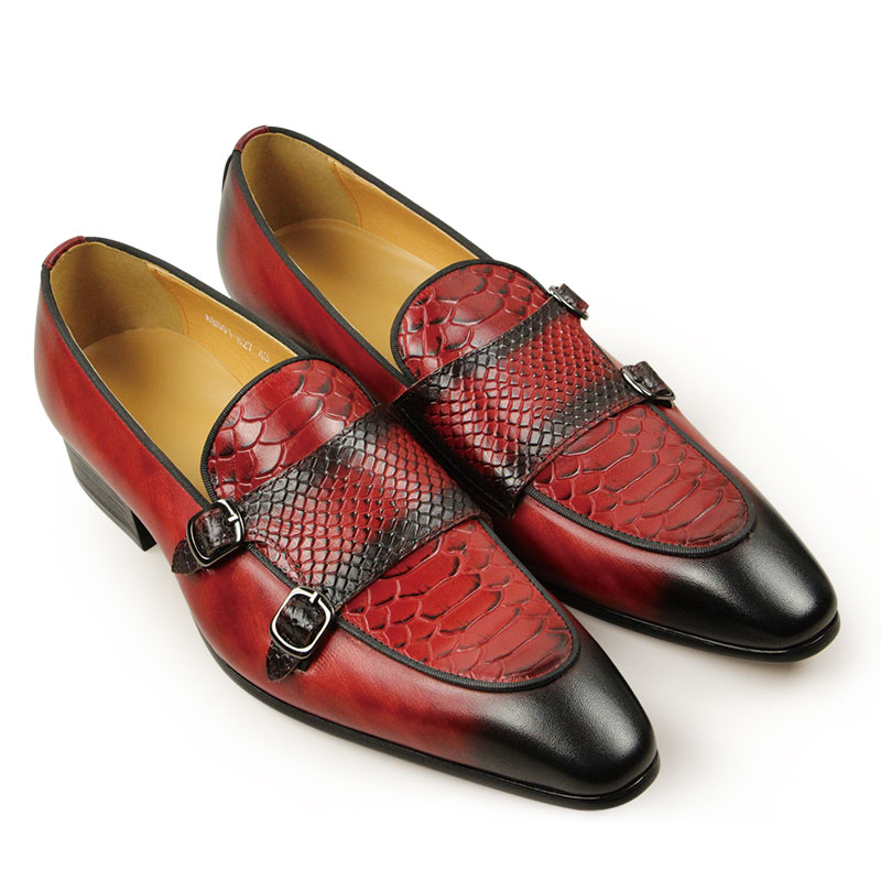 Comfortable Men Leather Shoes  - Men Shoes Red Bottom ulasan dan harga