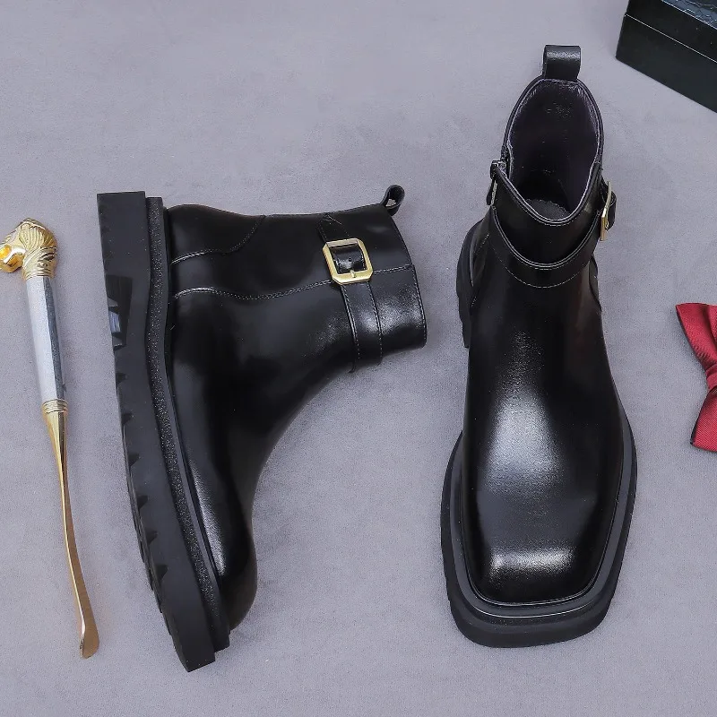 Retro Mens Ankle Oxford Boots  - Men Shoes Oxford ulasan dan harga