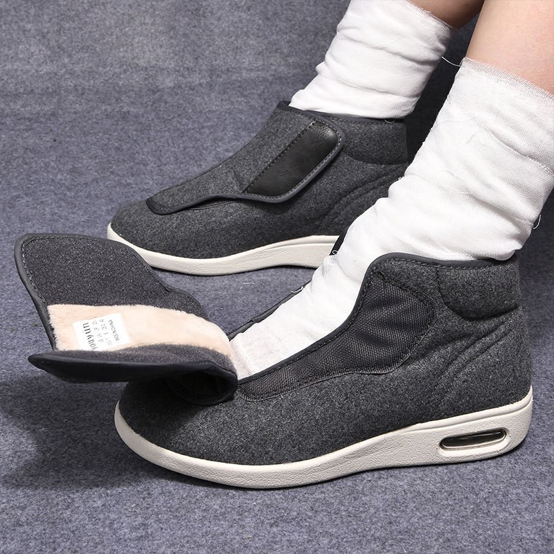 Winter Velvet Orthopedics Wide - Men'S Shoes Diabetic ulasan dan harga