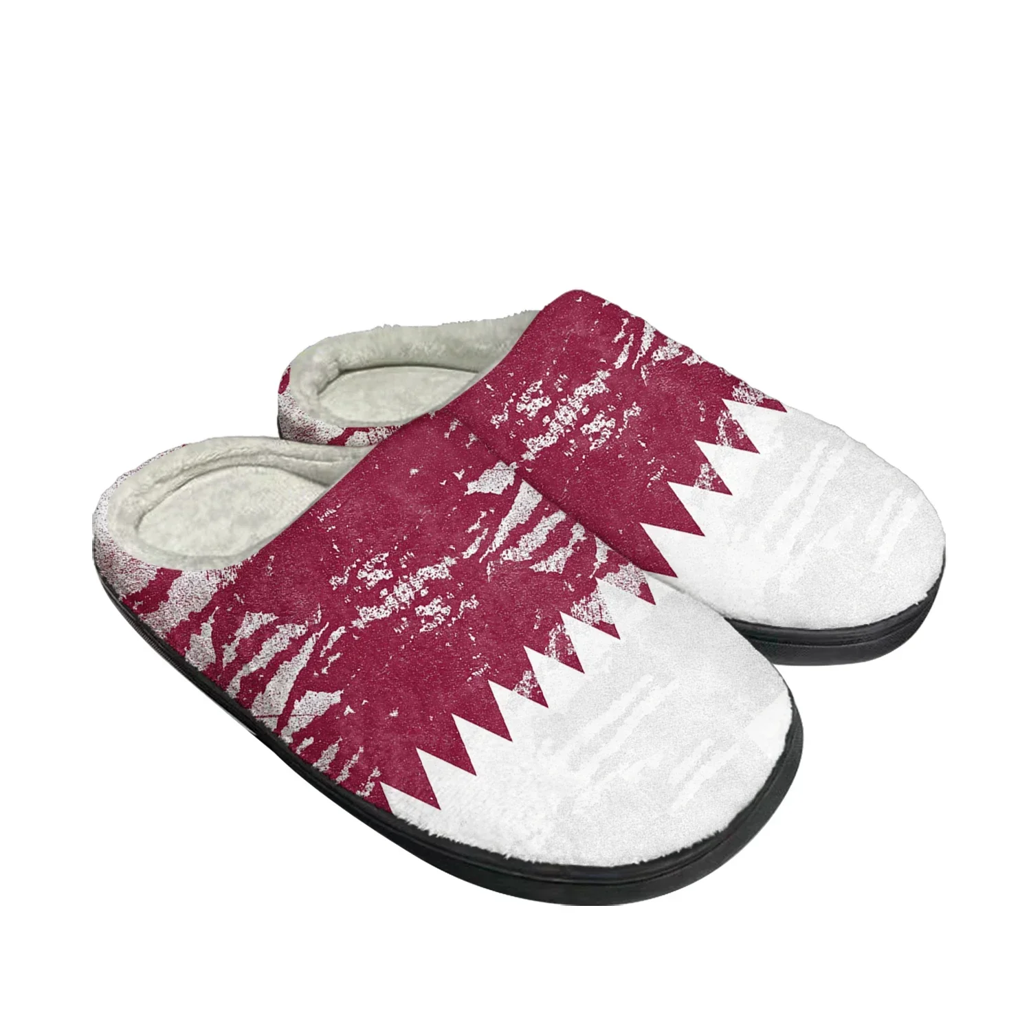 Qatar Flag Home Cotton Custom  - Men Shoes Qatar ulasan dan harga