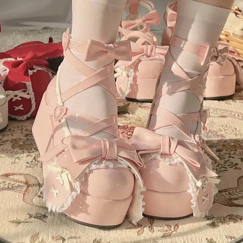 Lovely Girls Lolita Cute Bowkn - Monk Strap Shoe ulasan dan harga