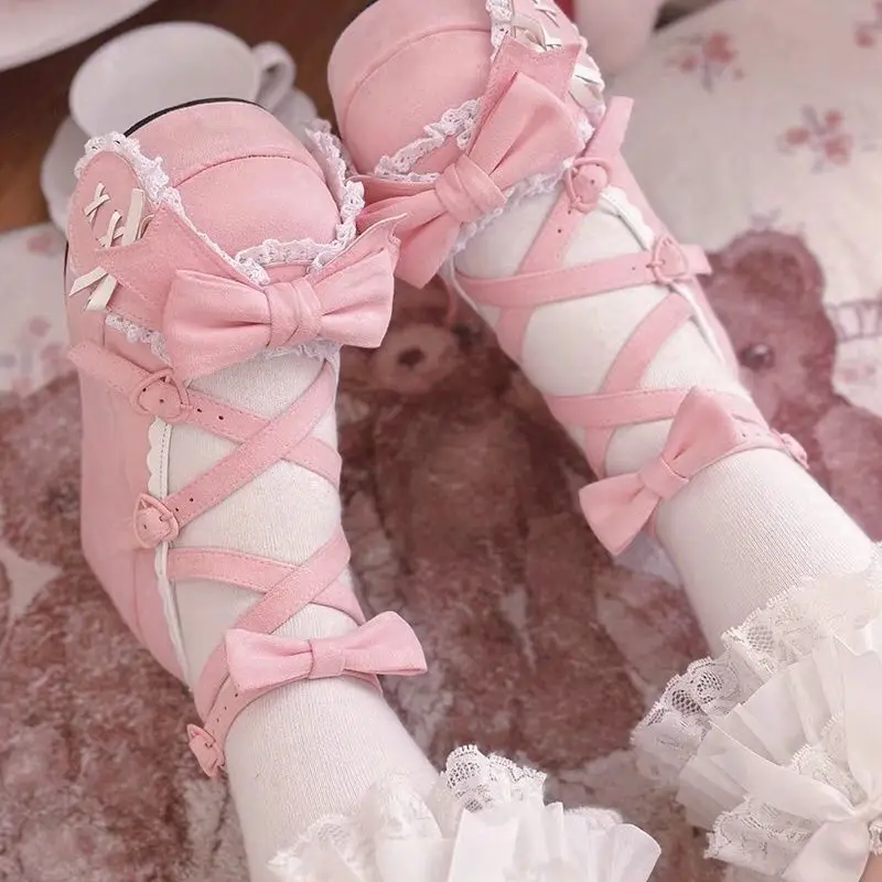 Lovely Girls Lolita Cute Bowkn - Monk Strap Shoe ulasan dan harga