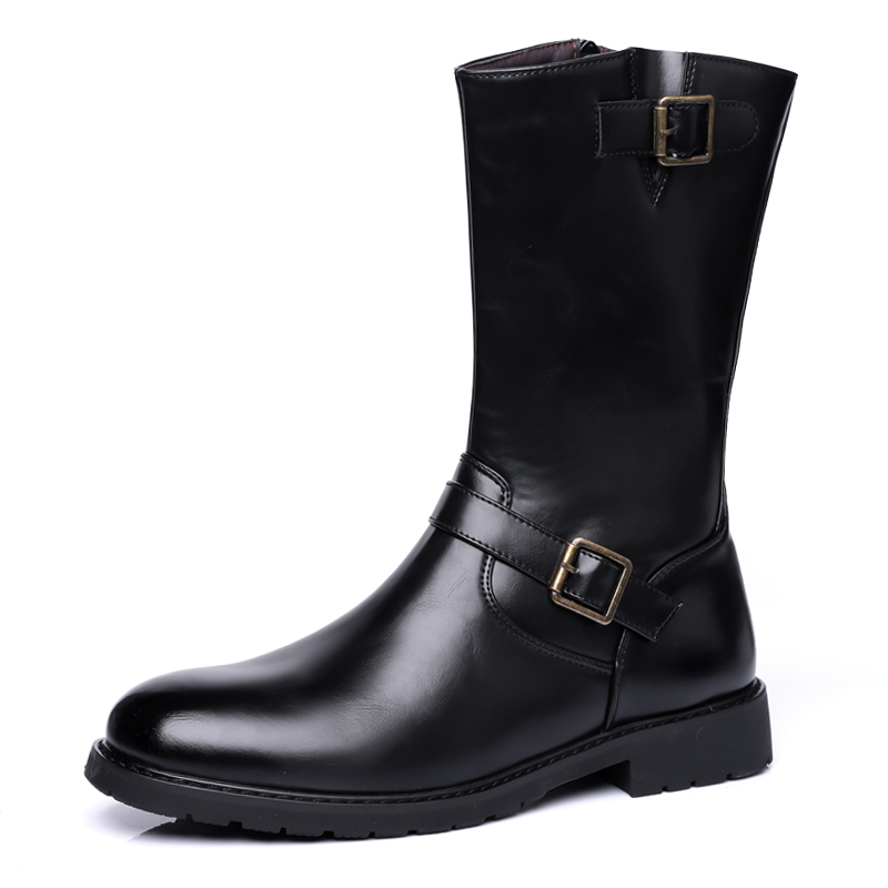 Men's Fashion High-Top Boot St - Men Shoes Brand ulasan dan harga