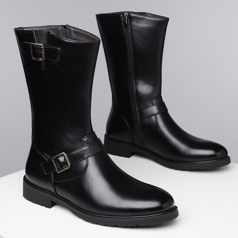 Men's Fashion High-Top Boot St - Men Shoes Brand ulasan dan harga