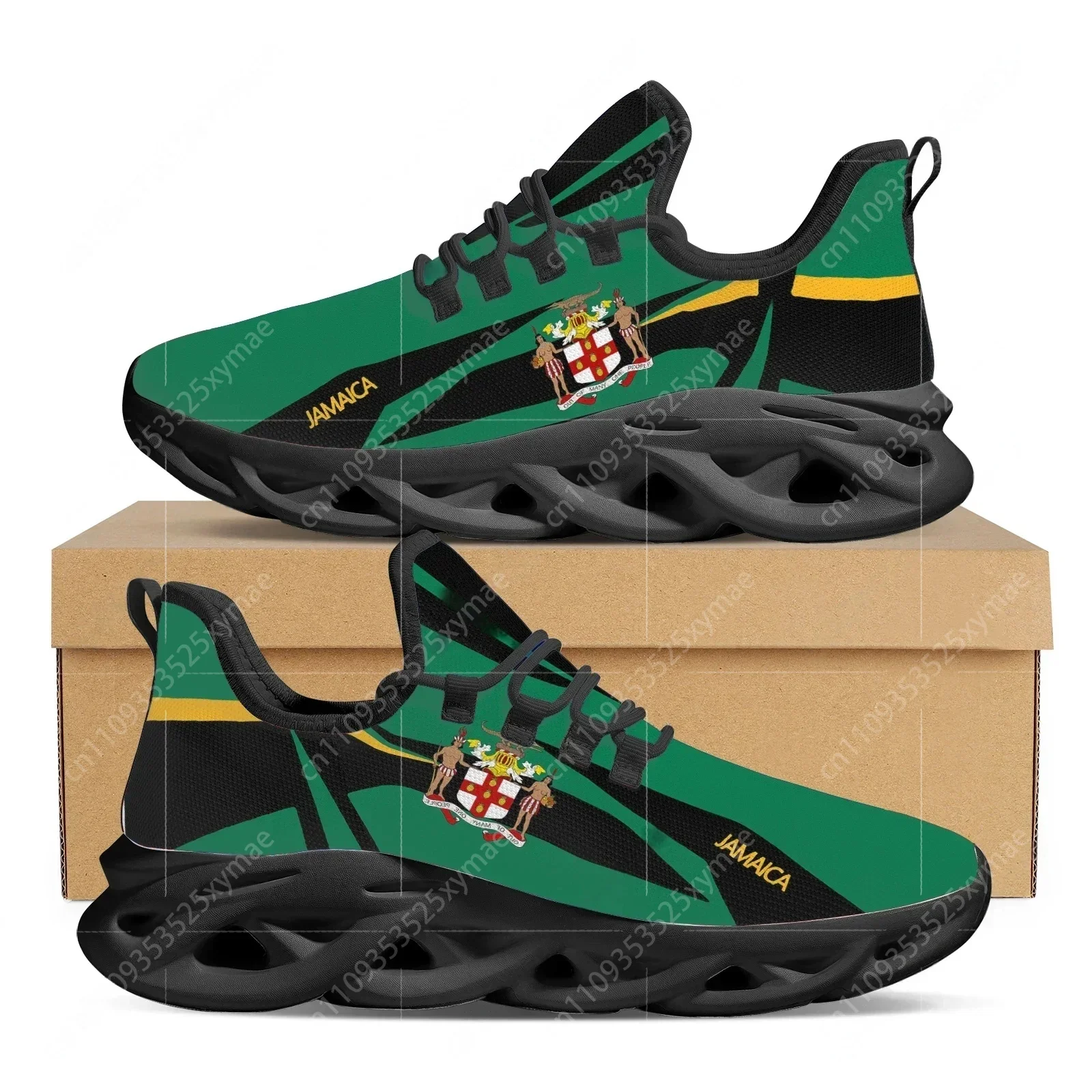 Jamaica Flag Shoes for Men 202 - Men Shoes Trainers ulasan dan harga