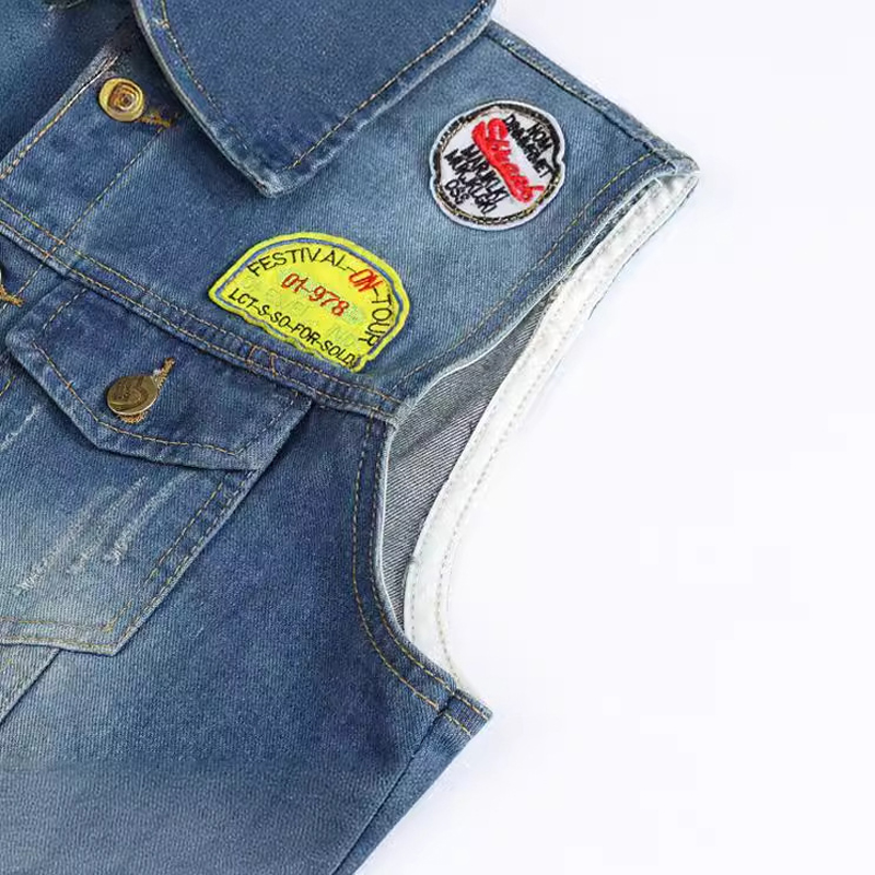 Spring Summber Men's Denim Ves - Men'S Shoes For Jeans ulasan dan harga