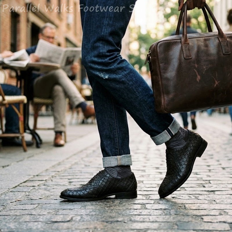 Sartorial Men Oxfords Fish Sca - Men Shoes Oxford ulasan dan harga
