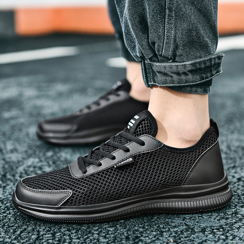 Mesh Men Shoes Lace-up Casual  - Men Shoes Trainers ulasan dan harga
