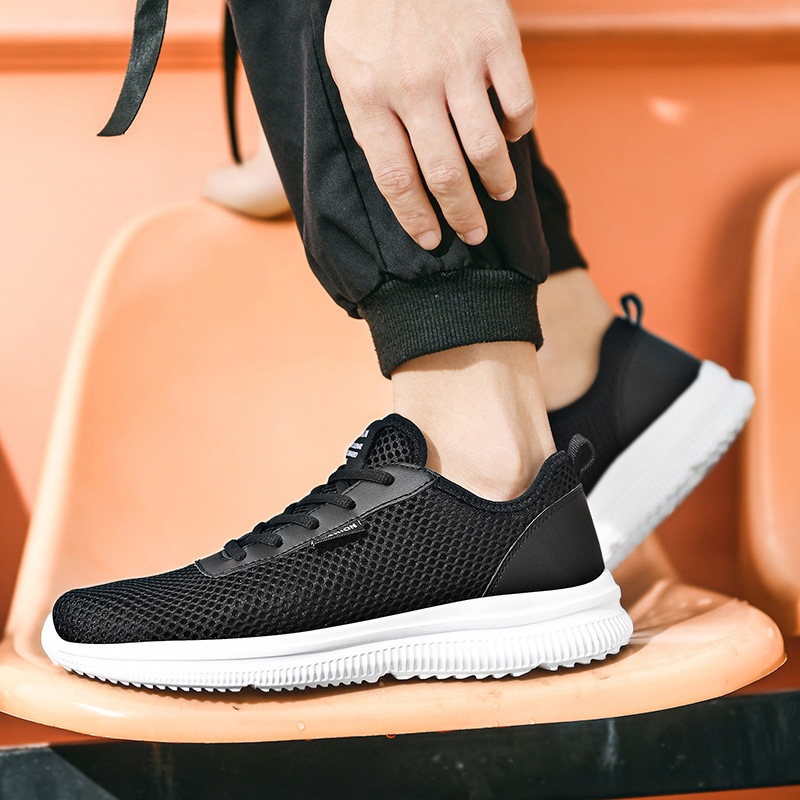 Mesh Men Shoes Lace-up Casual  - Men Shoes Trainers ulasan dan harga
