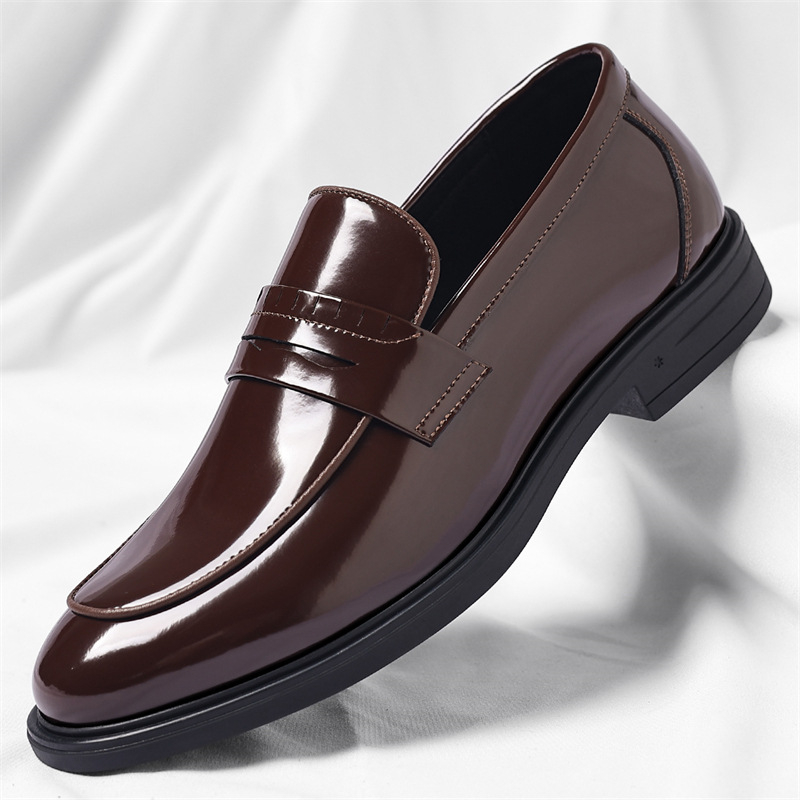 Men Dark Green Patent Velvet S - Monk Strap Shoe ulasan dan harga