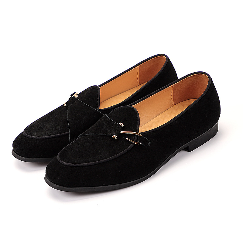 New Mens Trendy Pointed Suede  - Monk Strap Shoe ulasan dan harga