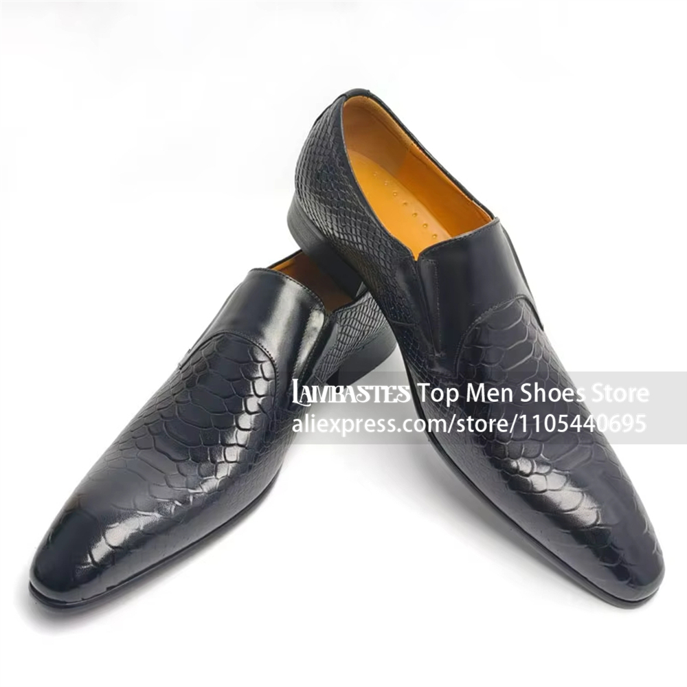 Black Snake Embossed Side Buck - Monk Strap Shoe ulasan dan harga
