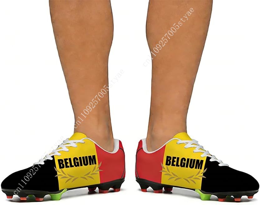 Belgium Flag Soccer Shoes Men  - Men Shoes Oxford ulasan dan harga