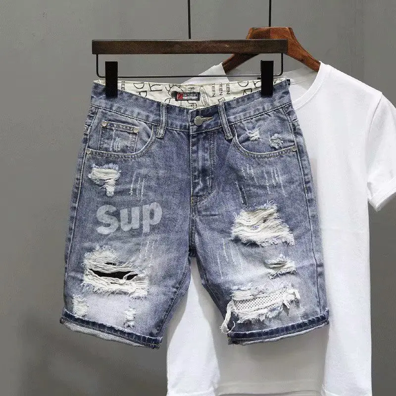 Men's Short Jeans Pants Black  - Men'S Shoes For Jeans ulasan dan harga