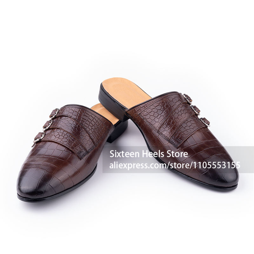 Monk Strap Backless Loafer Sli - Monk Strap Shoe ulasan dan harga