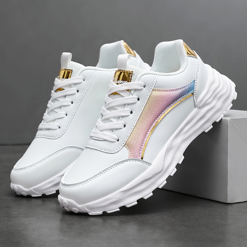 Women's Leather Sports Leisure - Running Shoes Lightweight ulasan dan harga
