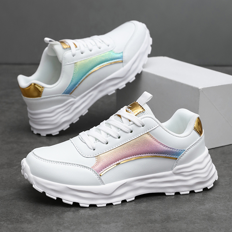 Women's Leather Sports Leisure - Running Shoes Lightweight ulasan dan harga