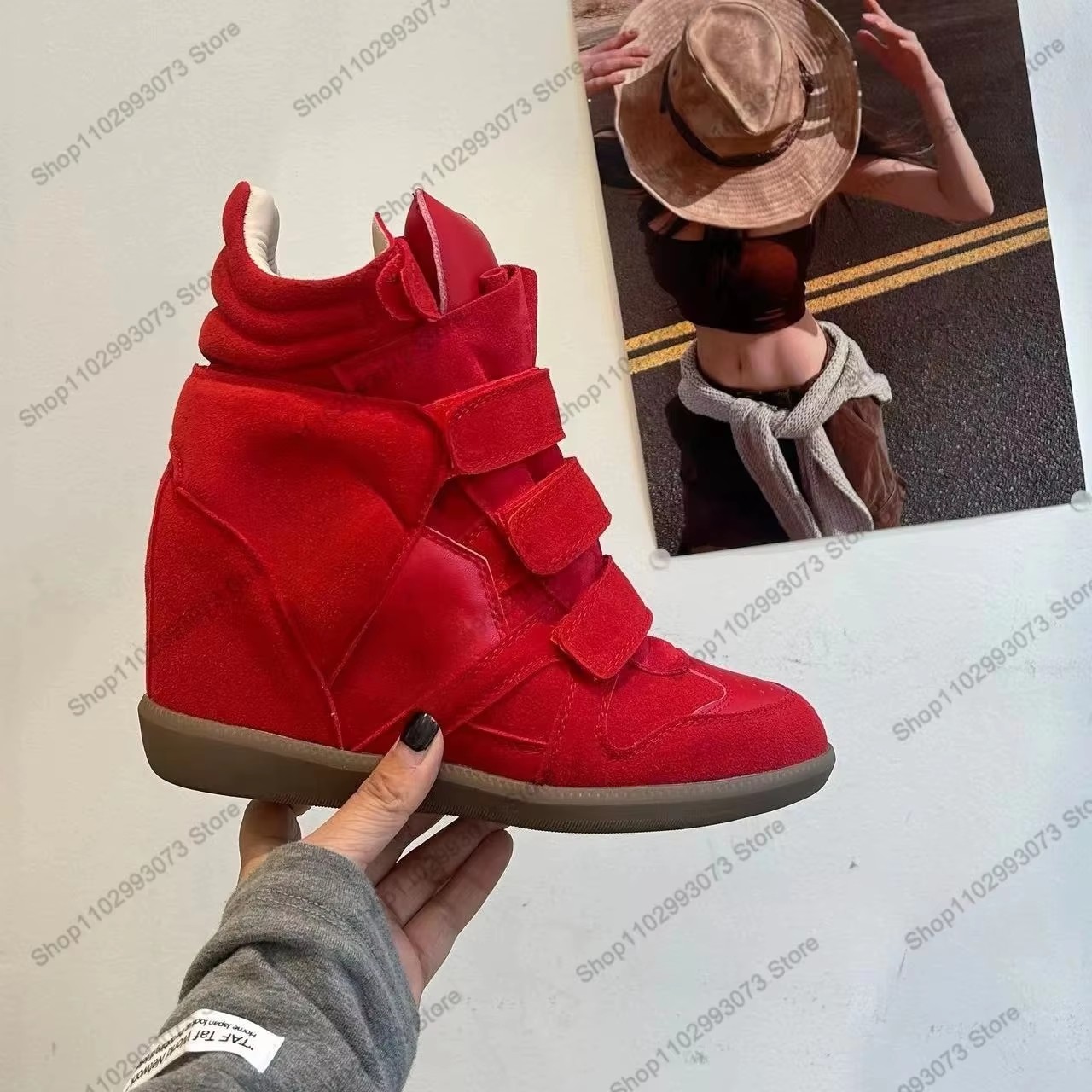 Women Hidden Wedge Heel High‑T - Running Shoes Lightweight ulasan dan harga