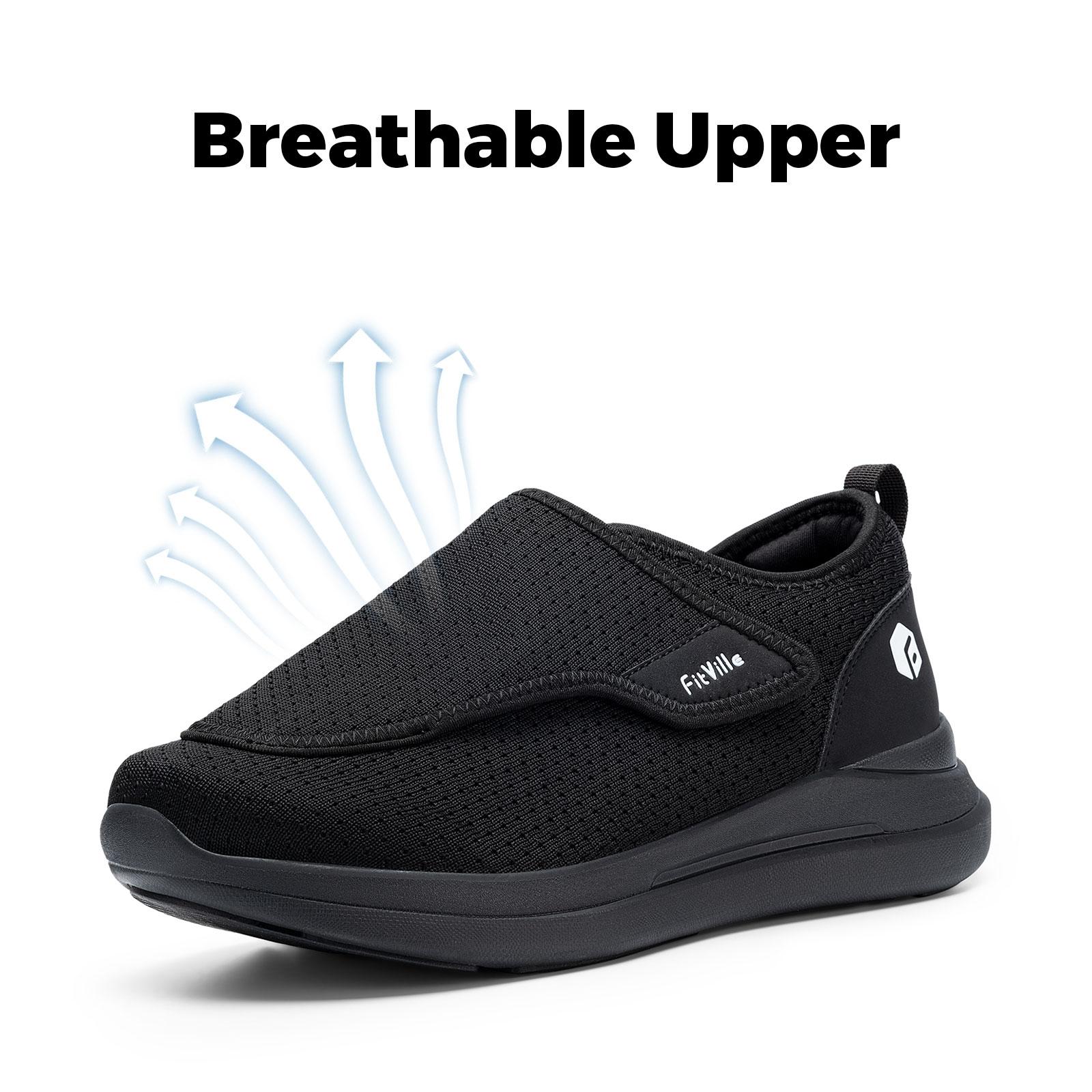 FitVille Extra Wide Men's Diab - Men'S Shoes Diabetic ulasan dan harga
