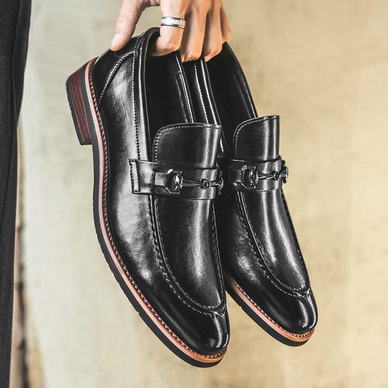 Men Dark Green Patent Velvet S - Monk Strap Shoe ulasan dan harga