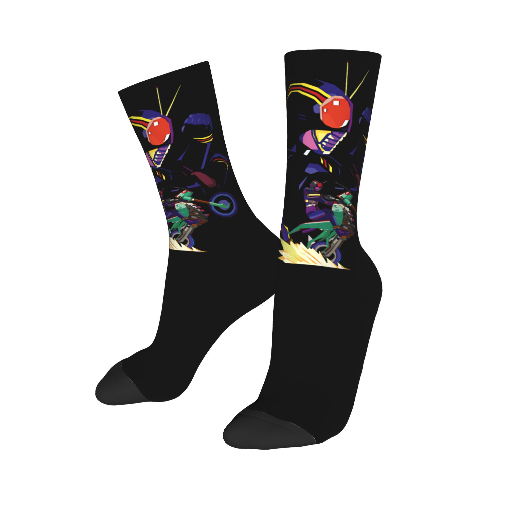 Kamen Rider Black  Middle Sock - Men'S Shoes For Crews ulasan dan harga
