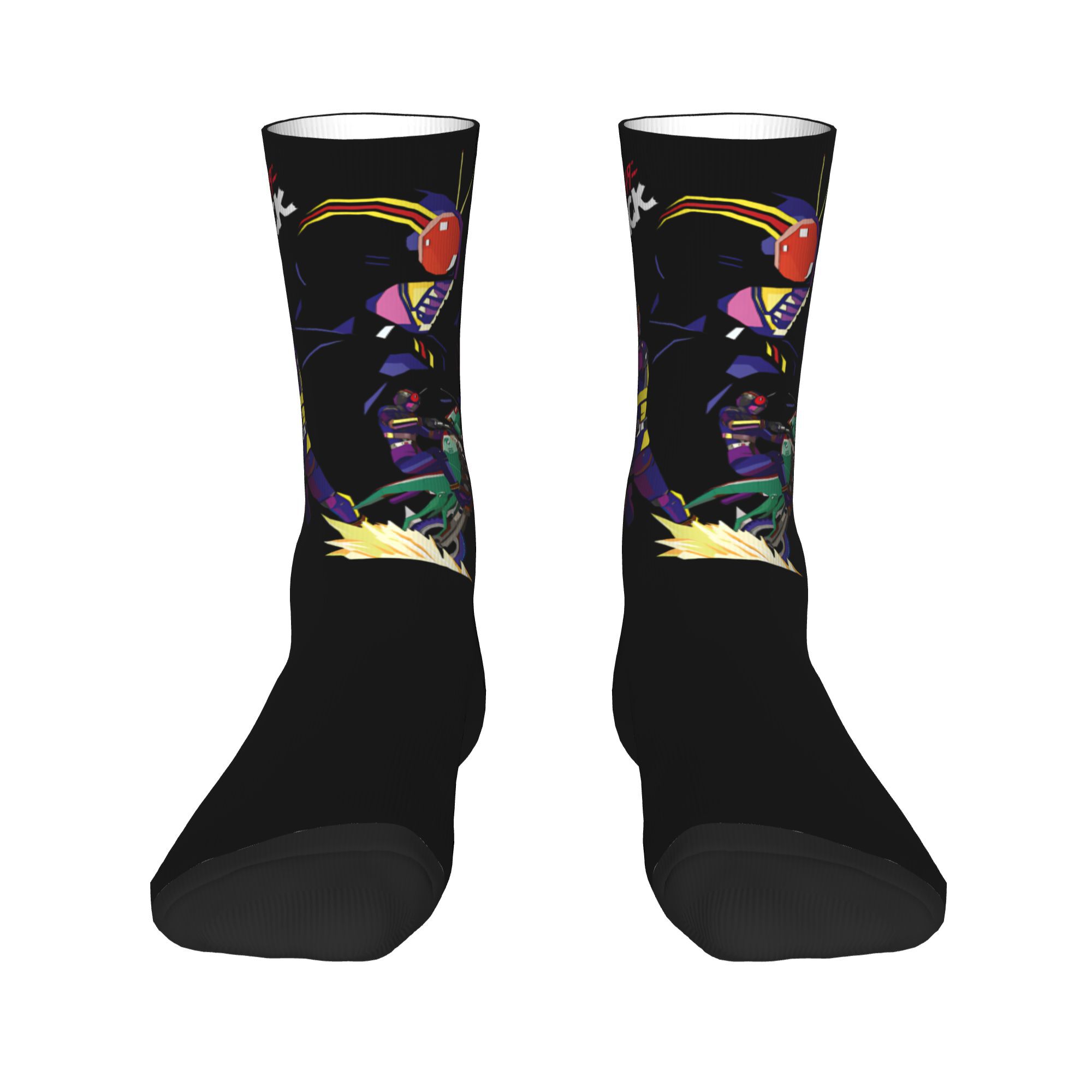 Kamen Rider Black  Middle Sock - Men'S Shoes For Crews ulasan dan harga