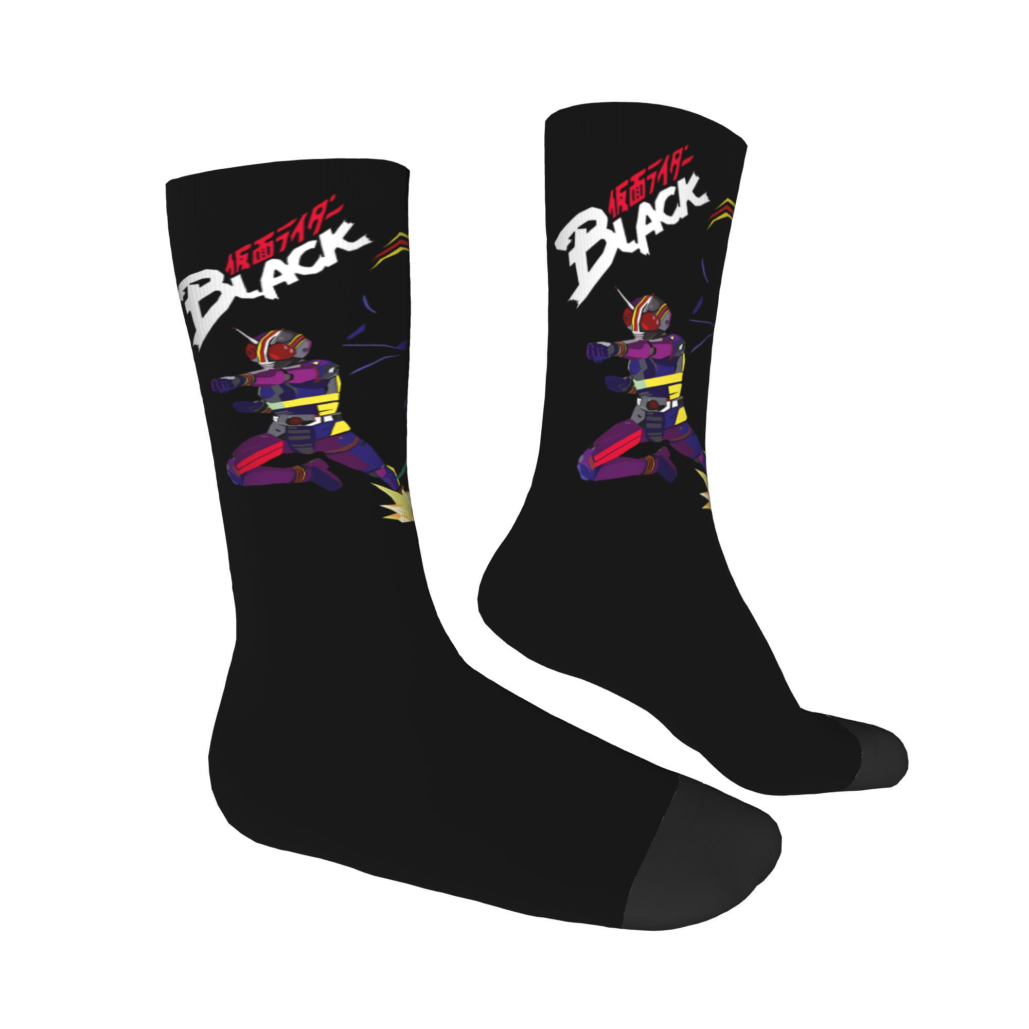 Kamen Rider Black  Middle Sock - Men'S Shoes For Crews ulasan dan harga